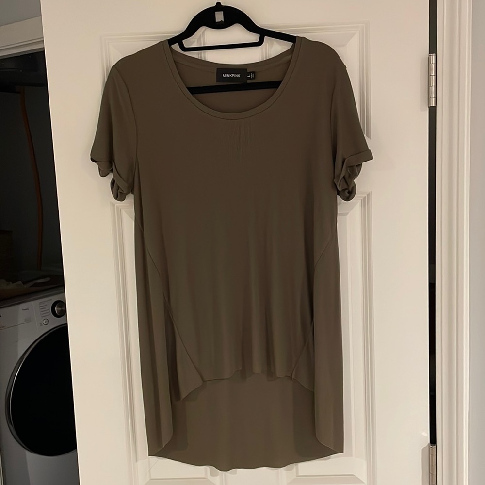 Olive green top